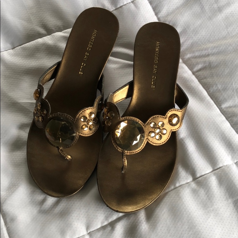 Women’s Montego Bay Club Sandals Y2K, Size 6.5